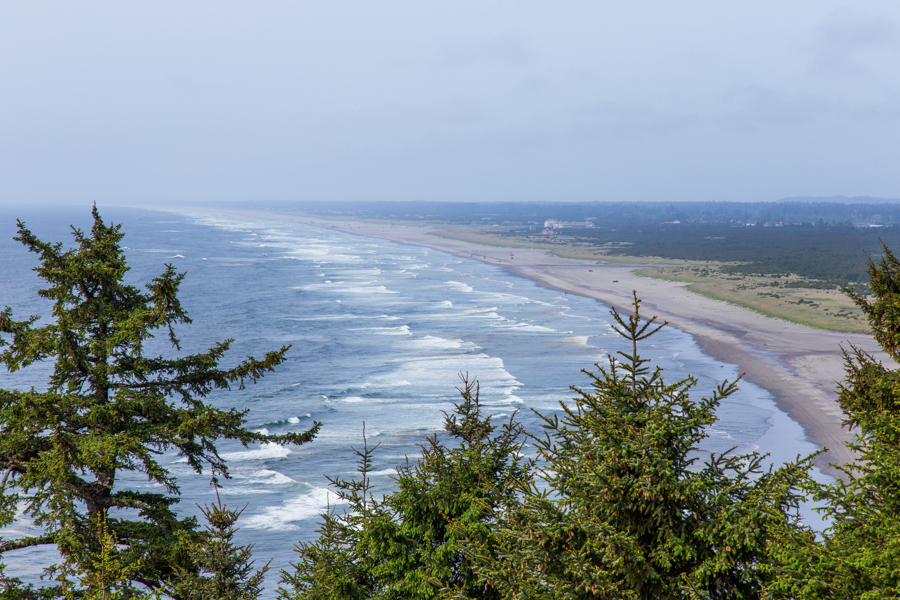 Long Beach as seen from Bell's View in Cape Disappointment State Park