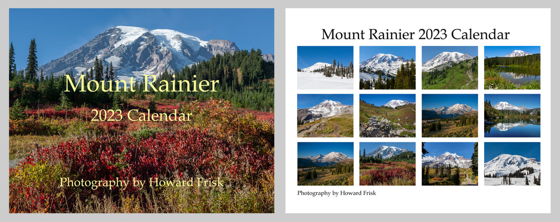 Mount Rainier 2023 calendar